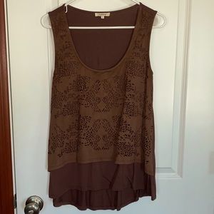 Soft brown tank by Sundance